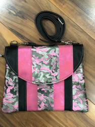 ITH Stripe Applique Purse