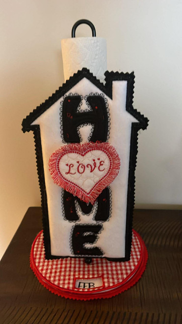 Monthly Base Paper Towel Holder Cover 7x7 Applique/ Embroidery Design ***DIGITAL DOWNLOAD***