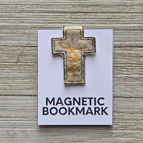 Cross FOBM Fold Over Bookmark  Applique / Embroidery Design ***DIGITAL DOWNLOAD***