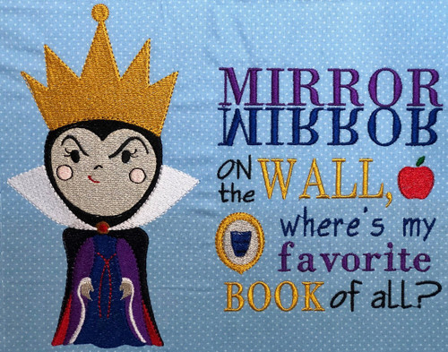 Mirror Mirror Embroidery Design ***DIGITAL DOWNLOAD***