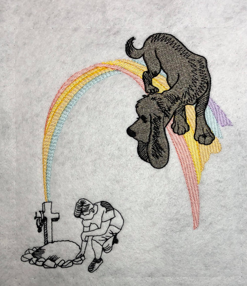 Rainbow Bridge Embroidery Design DIGITAL DOWNLOAD DoDare2BDifferent