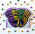 Mardi Gras Napkin Holder Cover  Applique/ Embroidery Design ***DIGITAL DOWNLOAD***