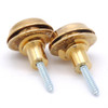 Dunlop Flush Mount Strap Locks - Gold (pair)