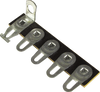 Terminal Strip - 5 Lug, 5th Lug Common, Horizontal