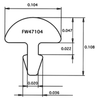 Coiled Fret Wire - 047x104 Nickel/Silver (per pound)