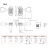 Gotoh SD90-SL Tuners - 3+3 Nickel