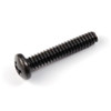 Pickup Mounting Screws - #6-32 x 3/4", Phillips, Pan, Black