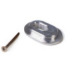 Towner Hinge Plate Adaptor - Aluminum 1" Screw