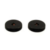 Black Roller Knob Set (pkg 2)