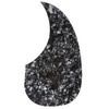 Self-Adhesive Acoustic Teardrop Pickguard - Thin Black Pearloid