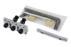 Gotoh Locking Nut - Left-Handed, 41mm, Rear-mount, Chrome