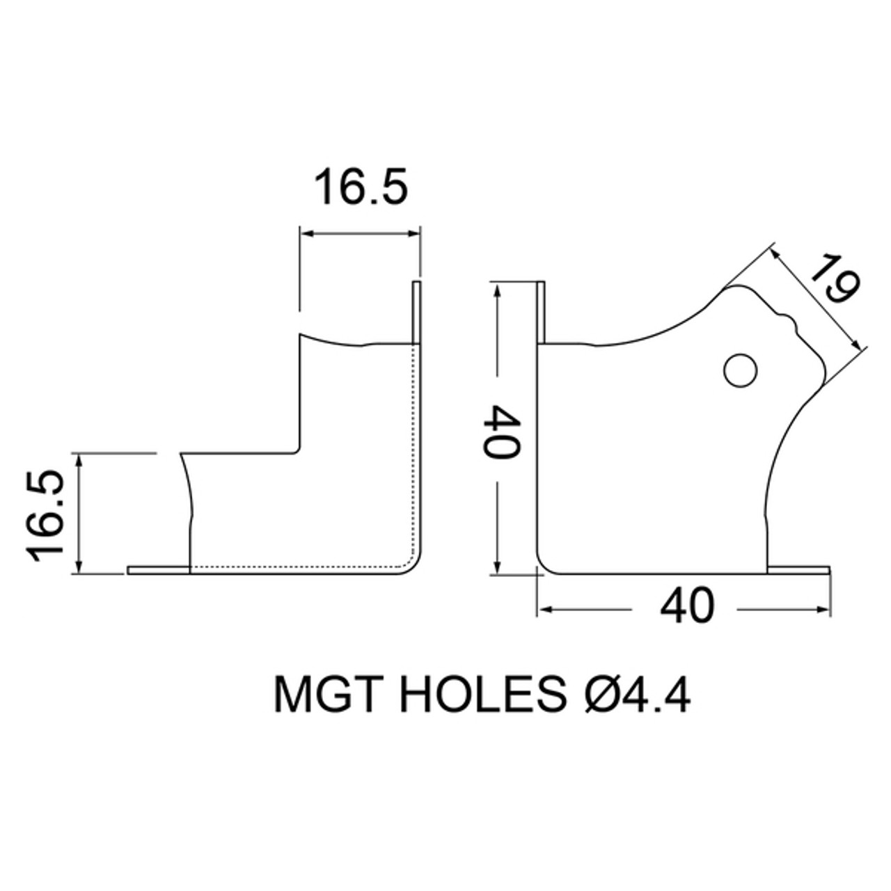 Corner - Tight 2-Leg Nickel