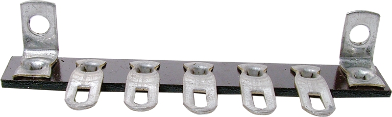 Terminal Strip - 5 Lug, 0 Common, Horizontal