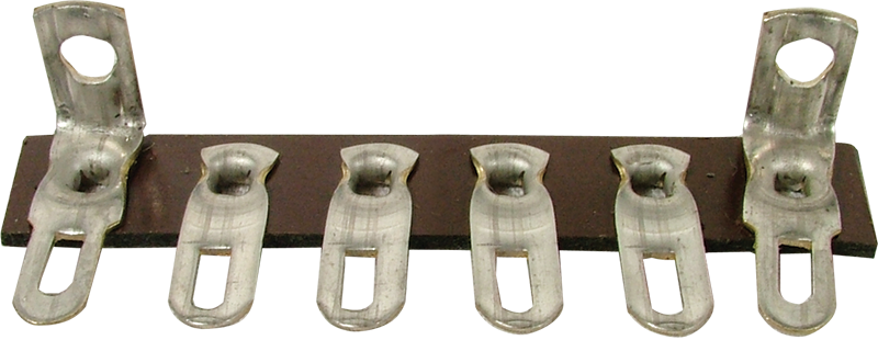 Terminal Strip - 6 Lug, 1st & 6th Lug Common, Horizontal