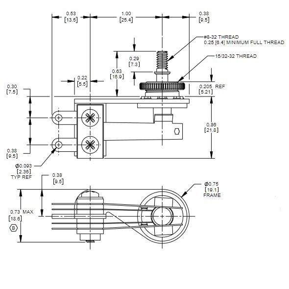 Switchcraft 3-way Pickup Selector - Right Angle - Canada
