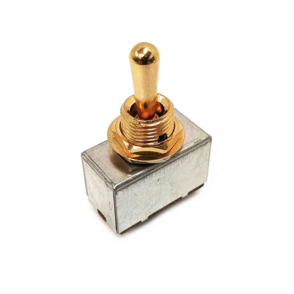 ギター Fender CustomShop - 3way P.U. selector 3-way Sealed Pickup Selector Switch - Gold - Canada