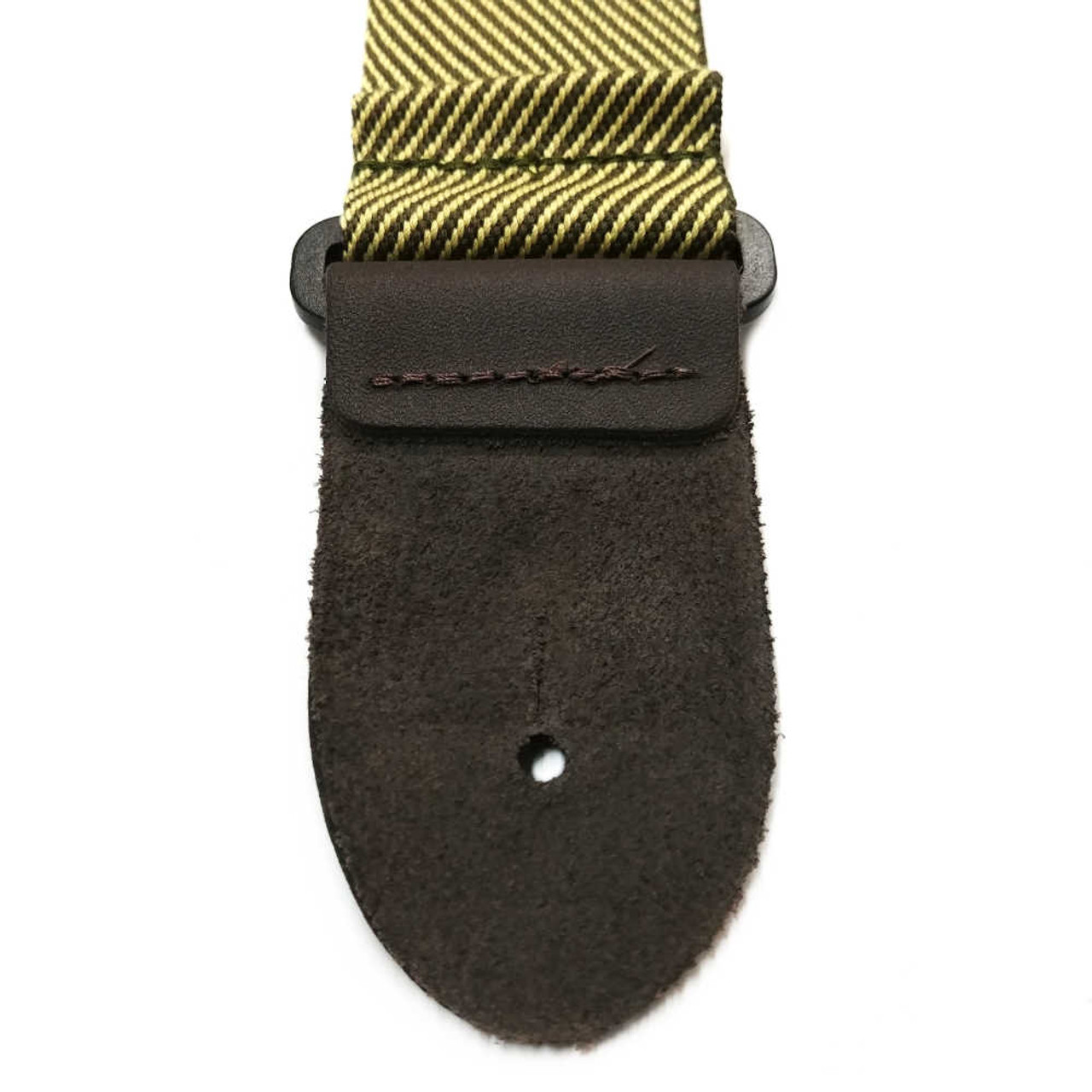 2" Cotton Strap /w Leather Ends - Tweed