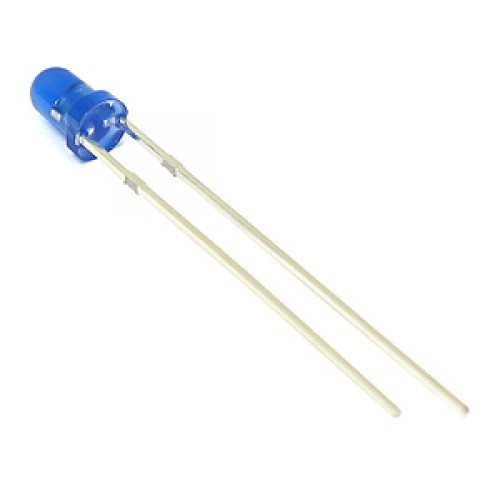 Irvima 3mm Round Milky Diffuse LEDs – 20° View, 20mA, 3V, All Colors Incl. Resistors