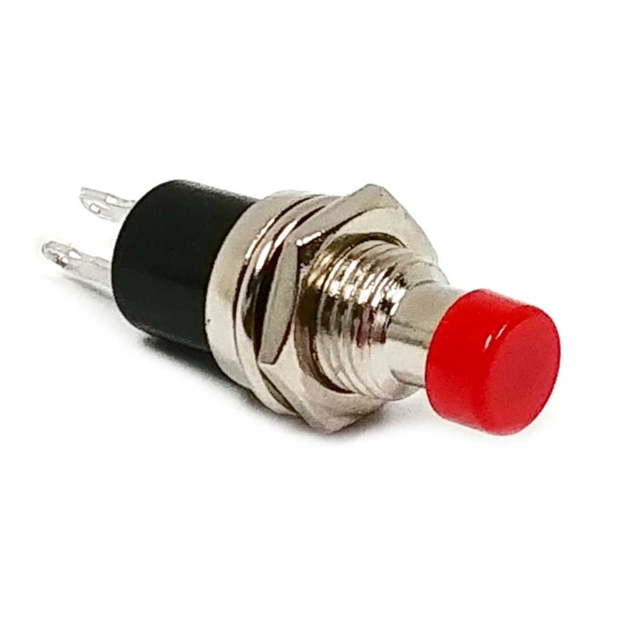 Push-button Switch - SPST Off-(On) Black Momentary "Killswitch"