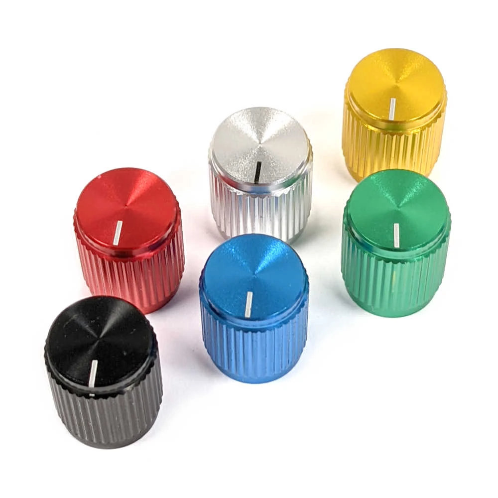 Anodized Aluminum Knob - Small (Choose Colour)