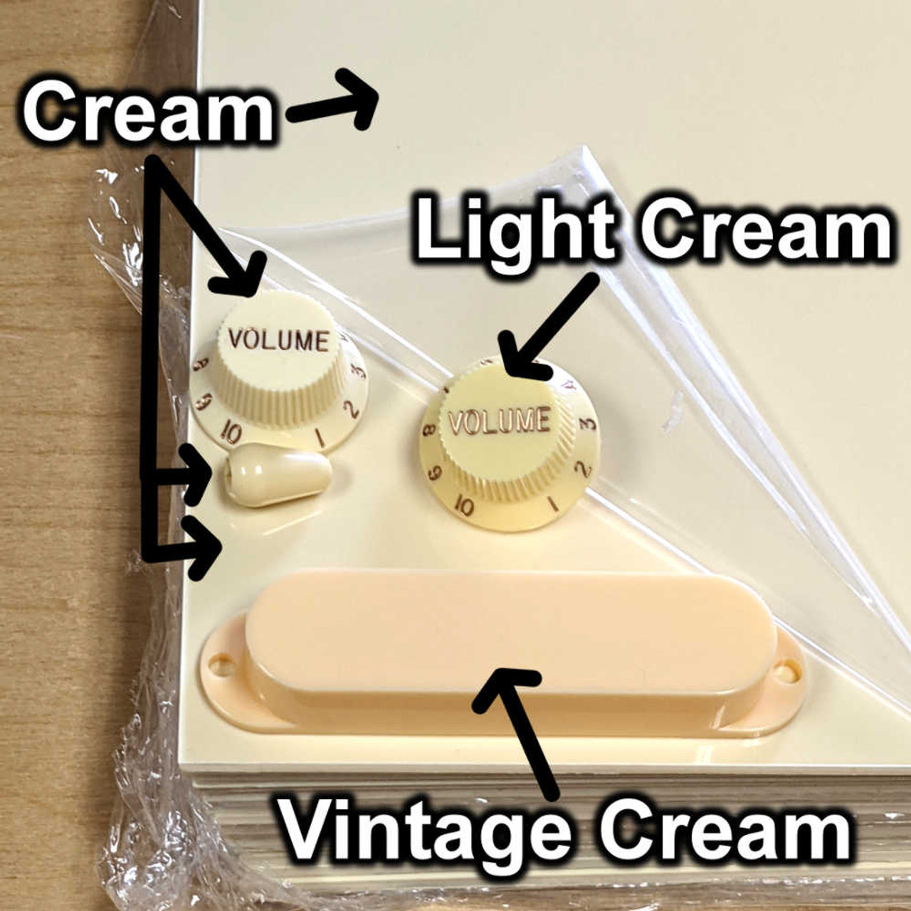 Humbucker Bobbin - 49.2mm Cream (screw side)