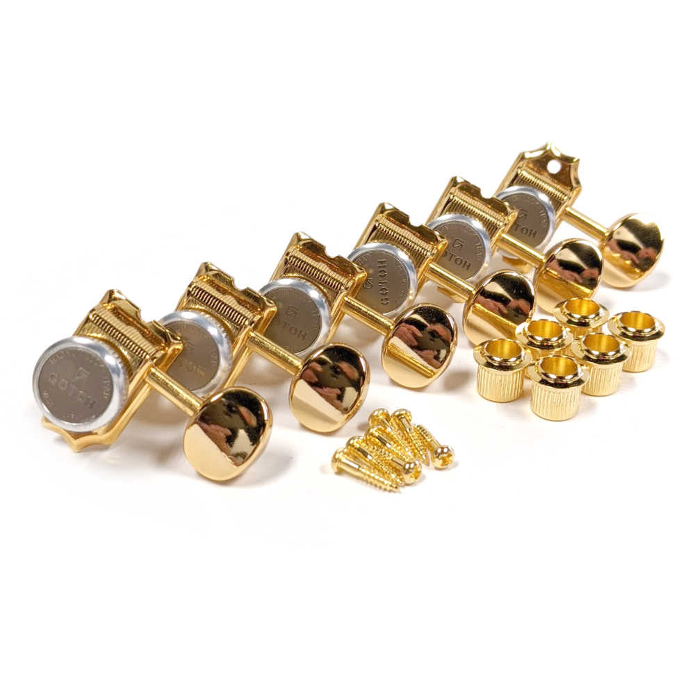 6 inline locking tuners