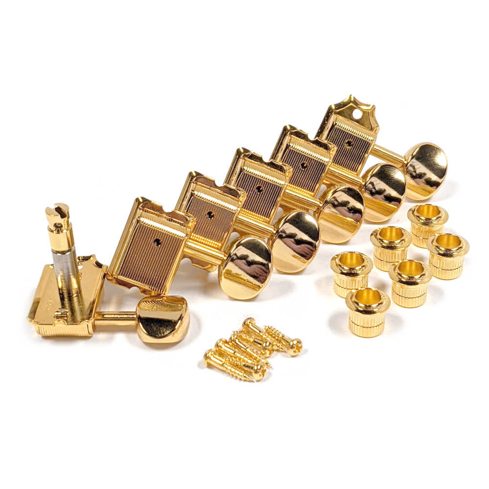 Gotoh SD91-MG-05M Top-Locking Tuners - 6-inline Gold - Canada
