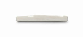 Unbleached Bone Acoustic Guitar Saddle – 76mm X 3mm X 9mm – Compensated