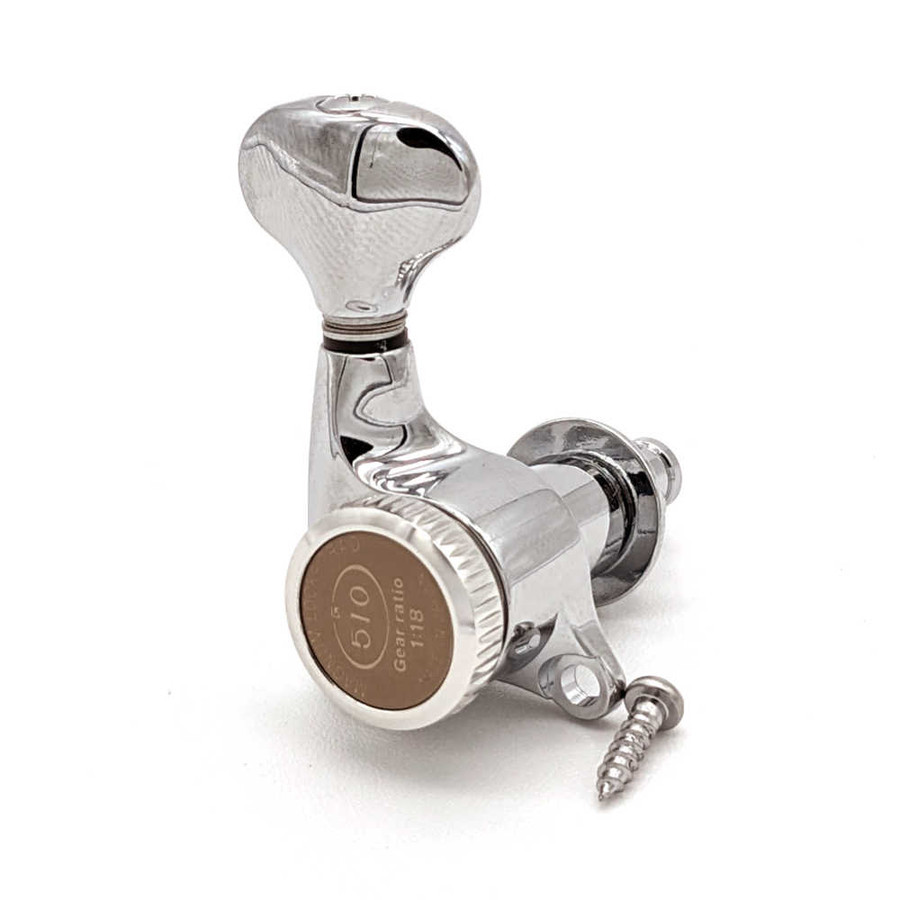 Gotoh SGS510Z-MGT-S5 Locking Tuners - 6-inline Chrome