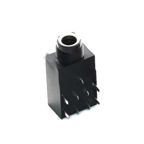 Generic PCB Socket Jack - 9-pin, Short, Stereo Switching