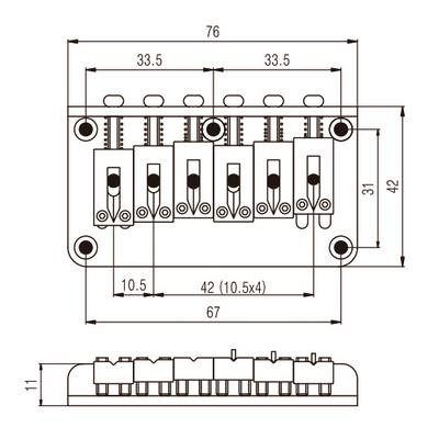 Classic Fixed Bridge 6-string - Chrome CLEARANCE