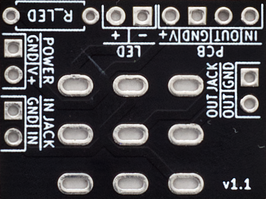 PCB - Daughterboard for Wiring 3PDT Footswitches