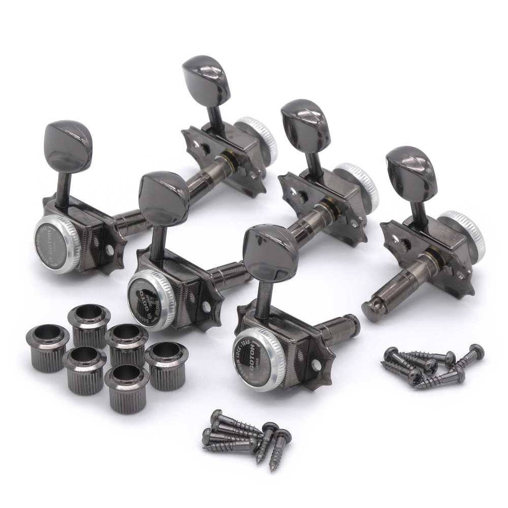 Gotoh SD90-MGT-05M Locking Tuners - 3+3 Cosmo Black