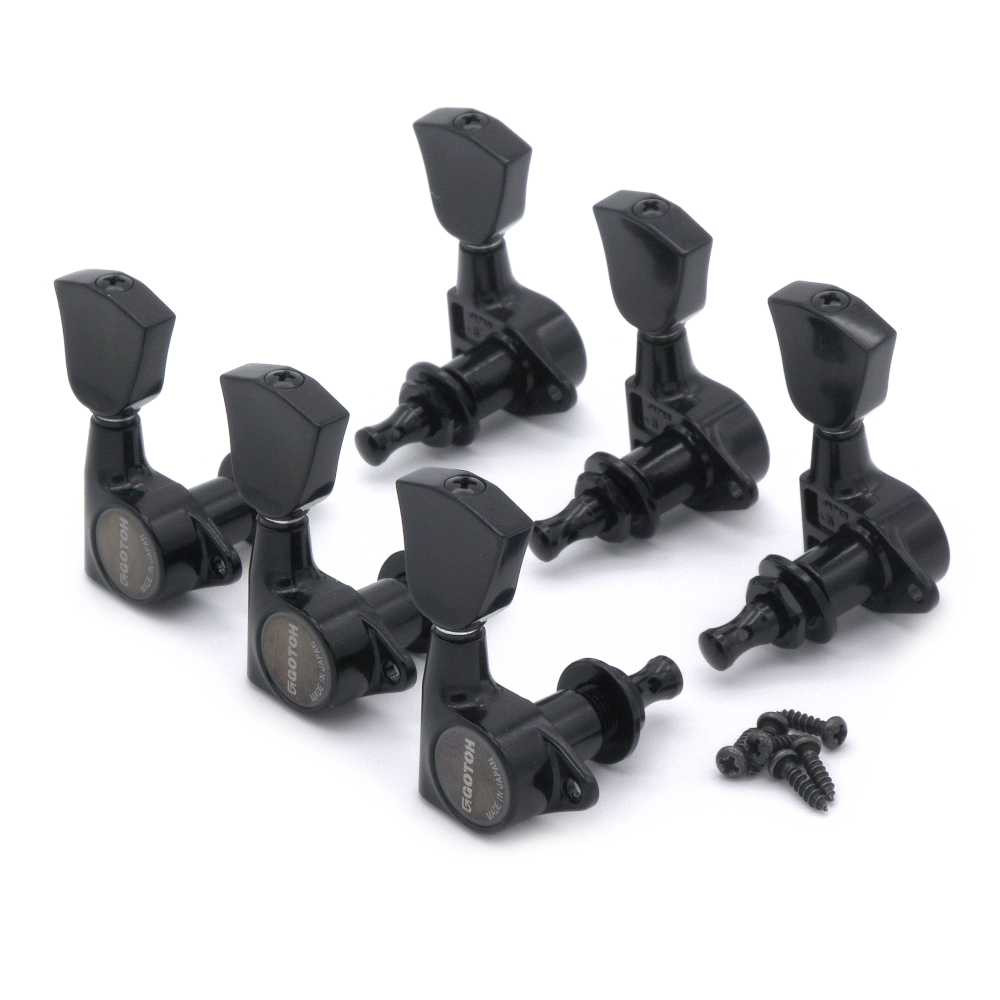 Gotoh SG301-04 Tuners - 3+3 Black - Canada