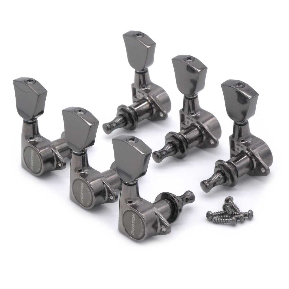 Gotoh SG301-04 Tuners - 3+3 Cosmo Black