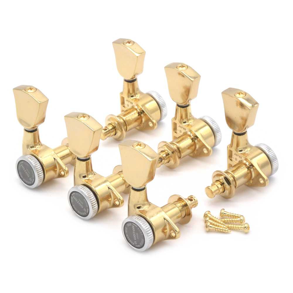 Gotoh SG301-MGT-04 Locking Tuners - 3+3 Gold - Canada