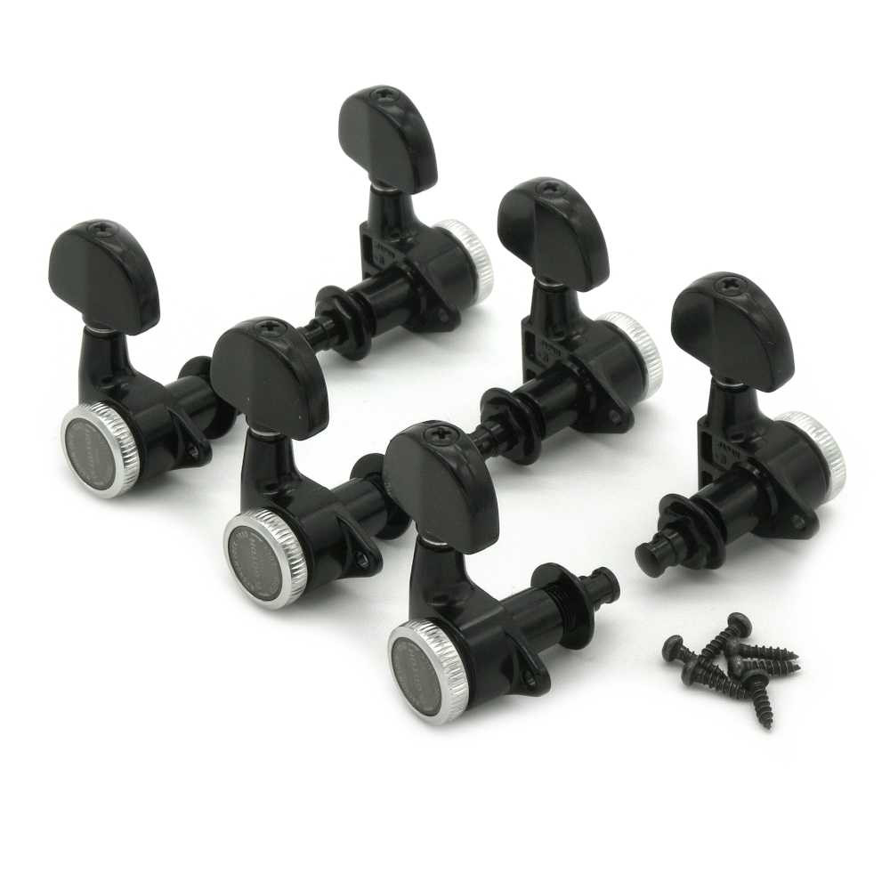 Gotoh SG301-MGT-20 Locking Tuners - 3+3 Black