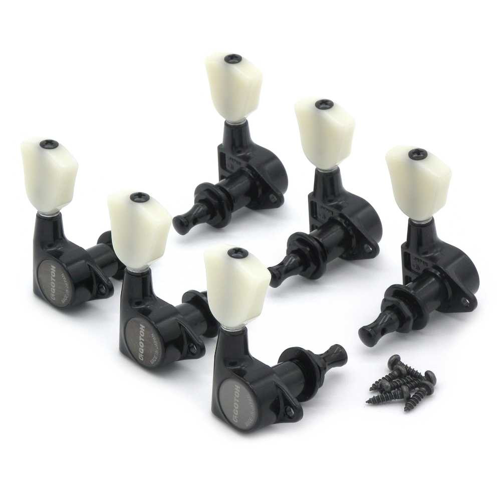Gotoh SG301-P4N Tuners - 3+3 Black