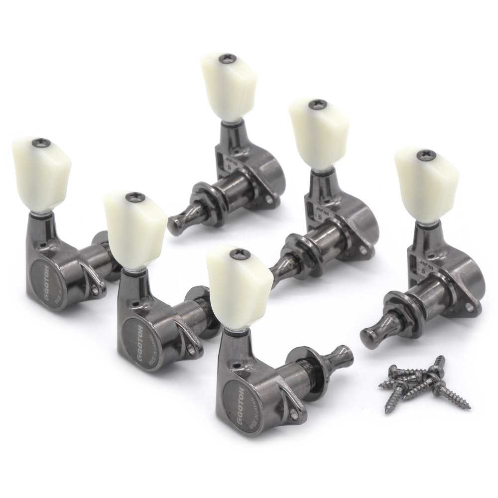 Gotoh SG301-P4N Tuners - 3+3 Cosmo Black