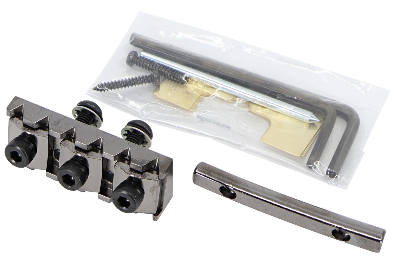 Gotoh Locking Nut - Left-Handed, 43mm, Rear-mount, Cosmo Black