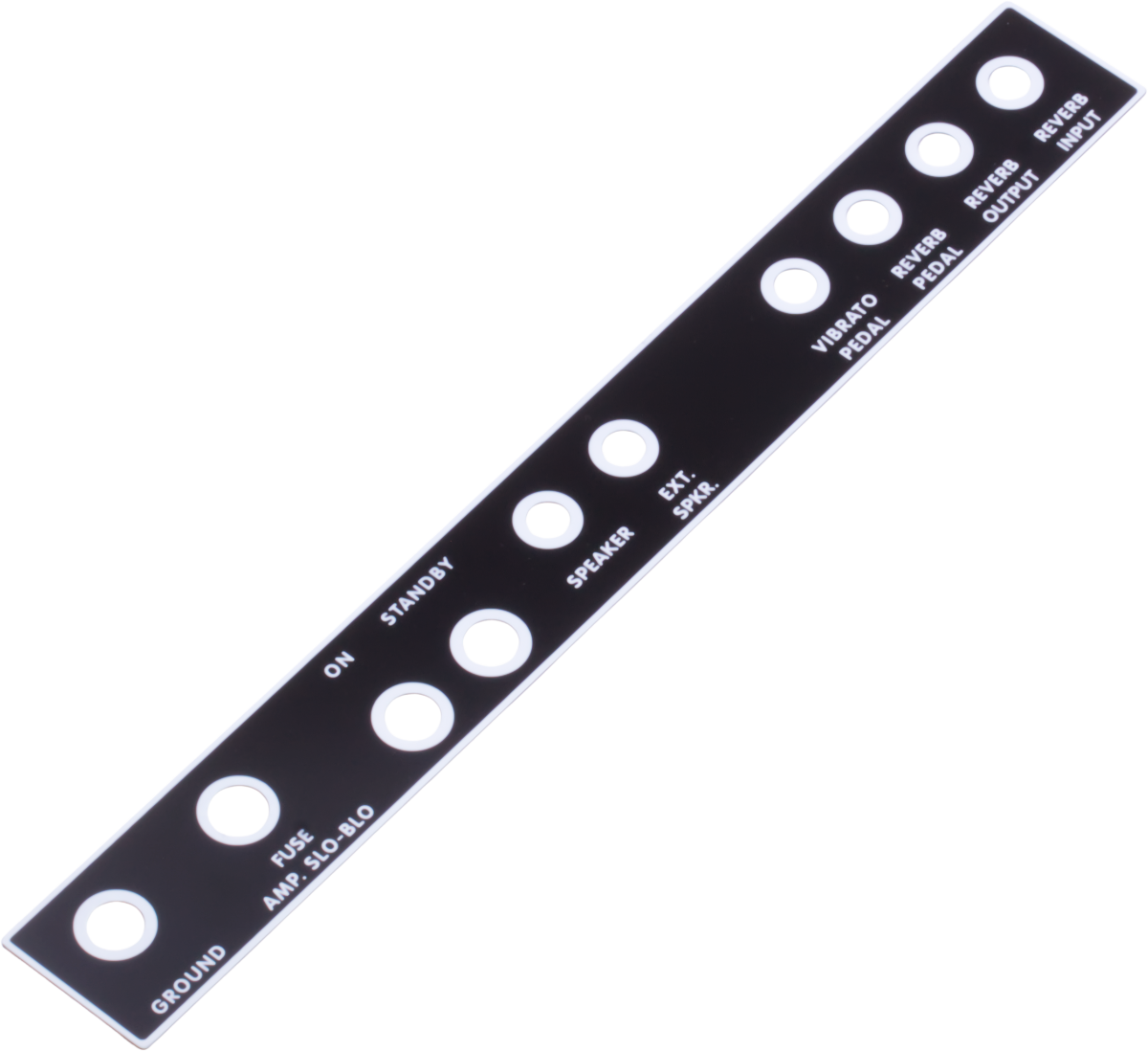 Panel - Blackface Style, AB763 Rear, Reverb Amps