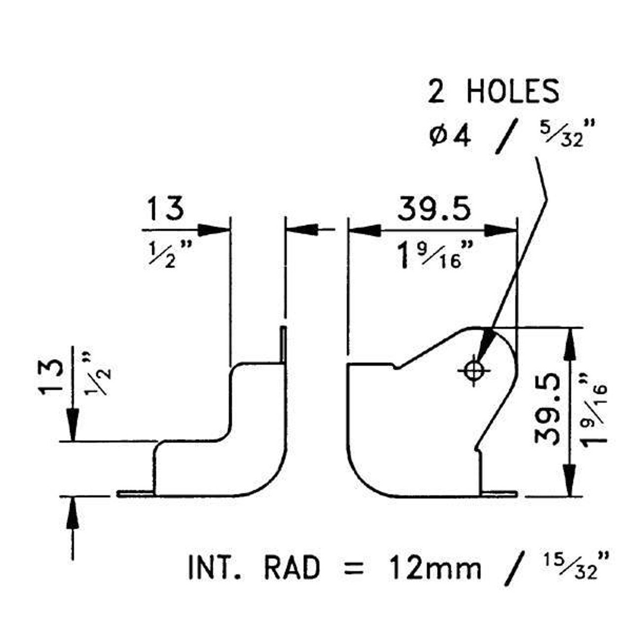 2-Leg Corner - Nickel