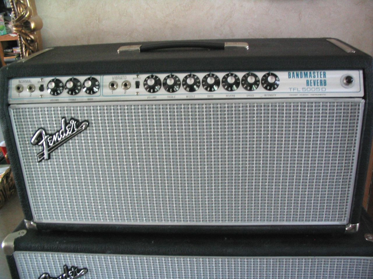 Grill Cloth - Fender Style Grey/Silver/Blue - Customer Example
