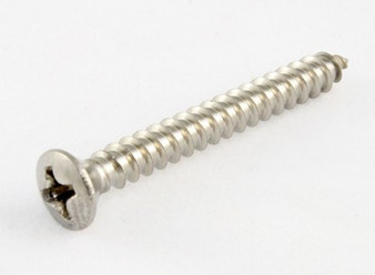 Strap Button Screws - #6x1.25, Phillips, Oval, Black - Canada