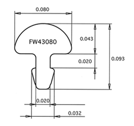 Coiled Fret Wire - 043x080 Nickel/Silver (per pound)