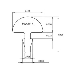 Coiled Fret Wire - 058x118 Nickel/Silver (per pound)