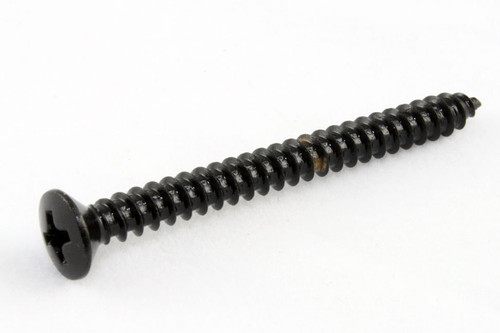 Neckplate Screws - #8x1.75”, Phillips, Oval, Black