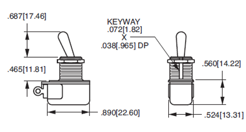 Short Straight - SPST Long Arm