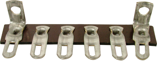 Terminal Strip - 6 Lug, 1st & 6th Lug Common, Horizontal