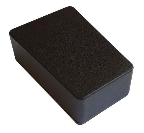 Hammond 1590TRPBBK - Short Black Trapezoid Pedal Enclosure - Canada